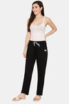 Rosaline Spatial Speckle Knit Cotton Pyjama - Black Beauty — thumbnail 4
